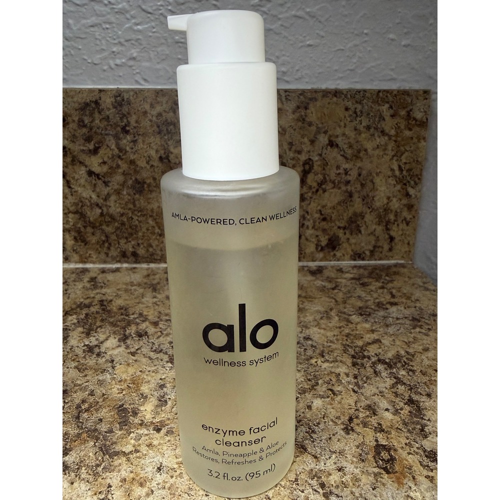 ENZYME ALO Enzyme Facial Cleanser Unisex 3.2oz Clear Like New